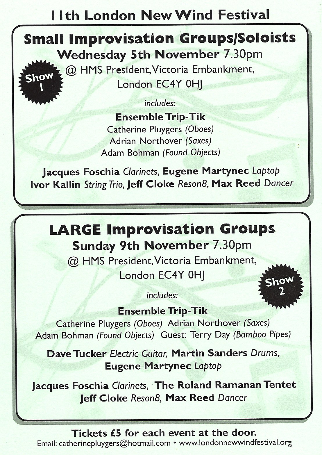 Improvisation Groups 2008